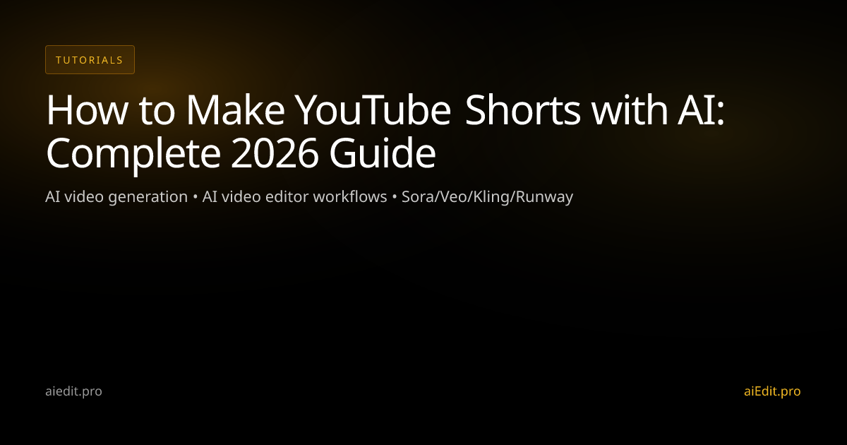 How to Make YouTube Shorts with AI: Complete 2026 Guide cover