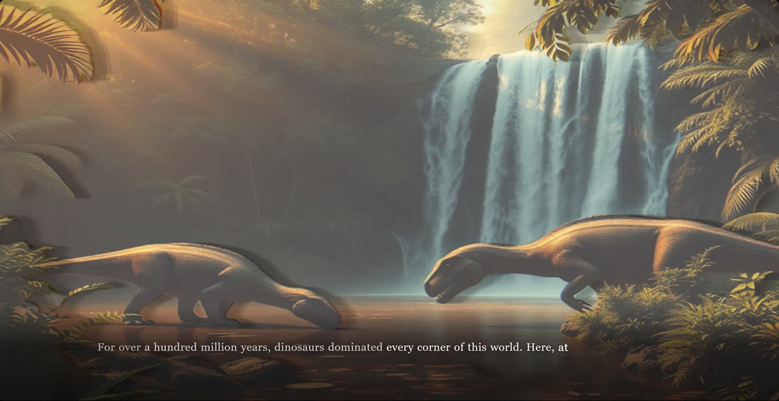 CINEMATIC STORY template rendering at 20s