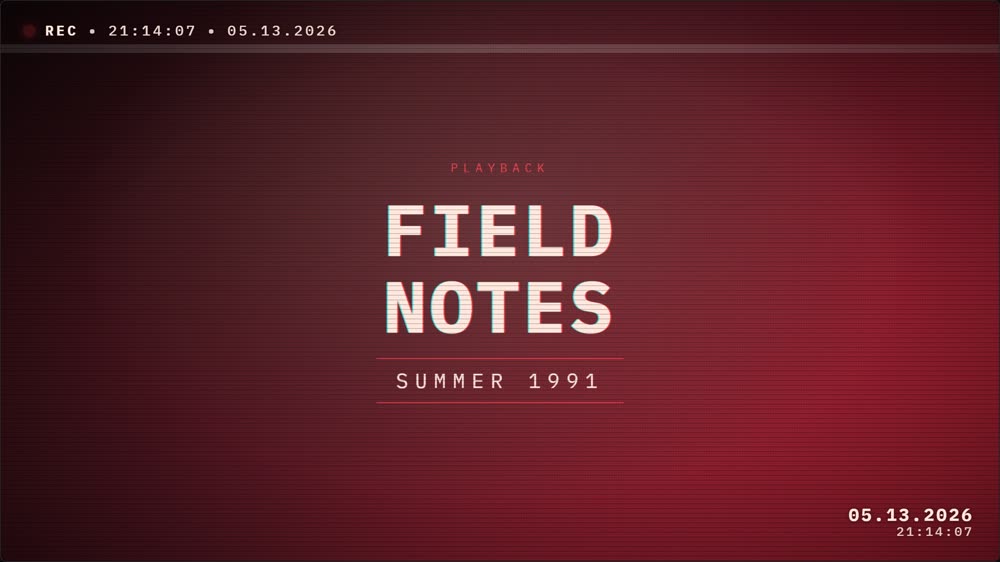 ANALOG VHS template rendering at 8s
